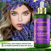 Thumbnail for Lavender & Cypress Hair Growth Treatment - Sensitive Scalp - 4.2 Fl Oz