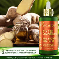 Thumbnail for Ginger & Saw Palmetto Hair Growth Treatment - Scalp Energizing - 4.2 Fl Oz