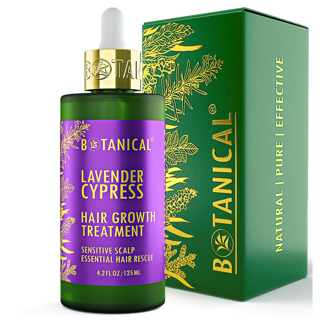 Lavender & Cypress Hair Growth Treatment - Sensitive Scalp - 4.2 Fl Oz
