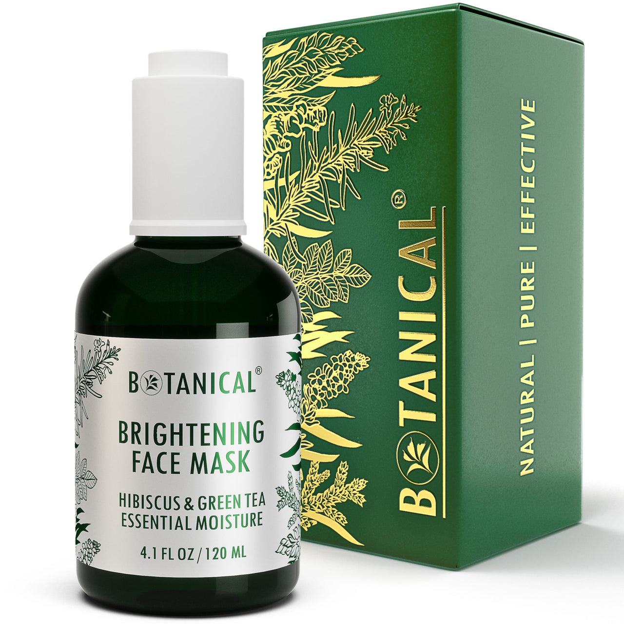 Brightening Face Mask - Hibiscus & Green Tea - Essential Moisture