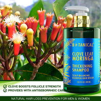 Thumbnail for Clove Leaf & Moringa Shampoo for Thinning Hair - Scalp Balancing - 10.2 Fl Oz