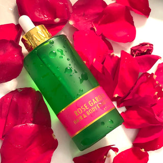 Rose Garden Hair and Body Beauty Oil Botanical Green Lab