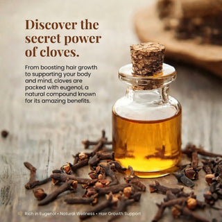 cloves eugenol for scalp health hair growth odor control dandruff