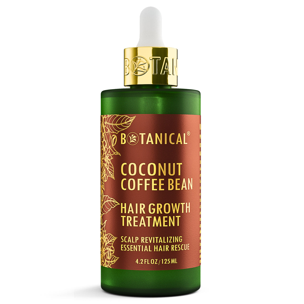 Coffee Bean & Coconut Caffeine Hair Growth Treatment Pre-Shampoo - Scalp Revitalizing - 4.2 Fl Oz