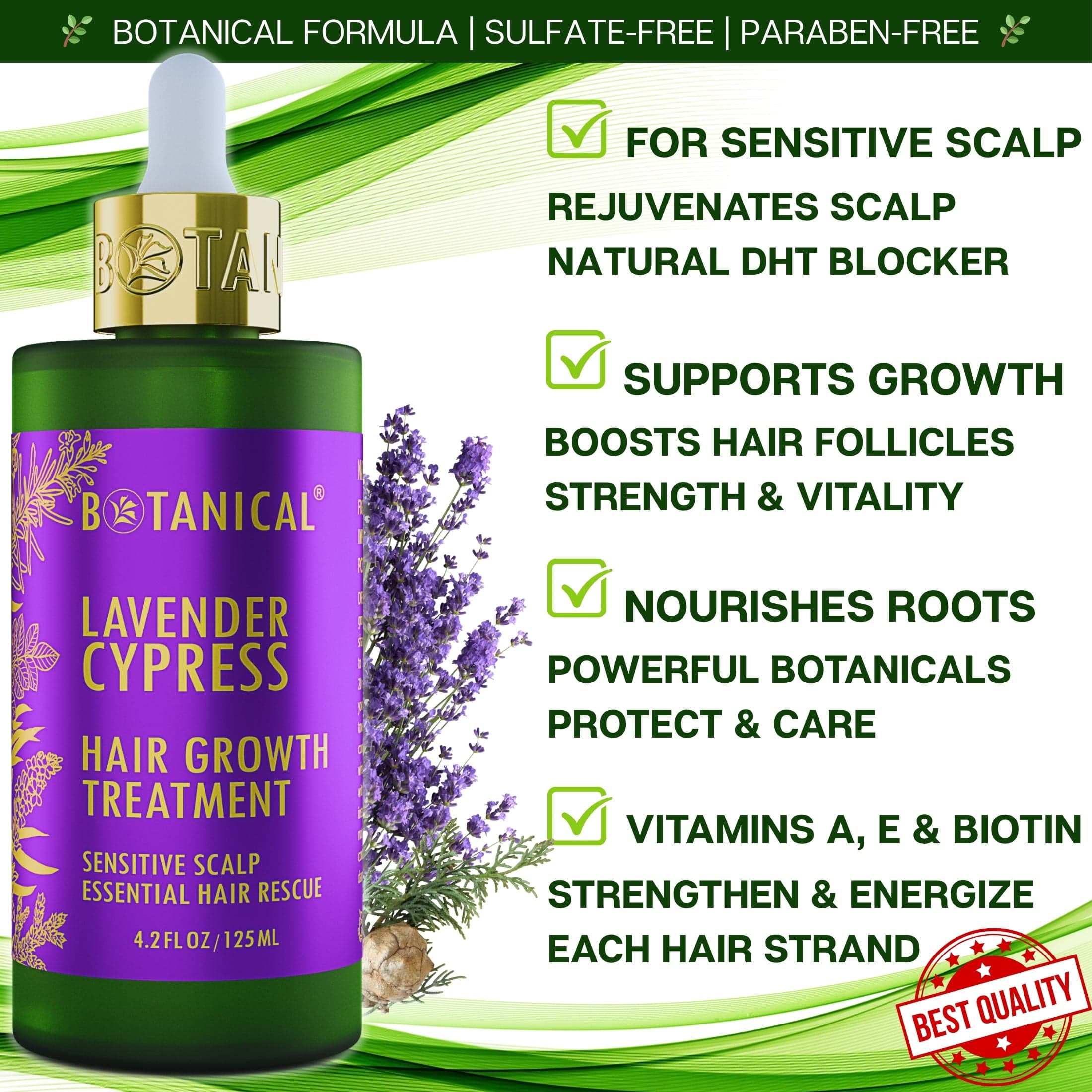 Nature Spell Lavender Oil For Hair Growth, Pre-Diluted Scalp