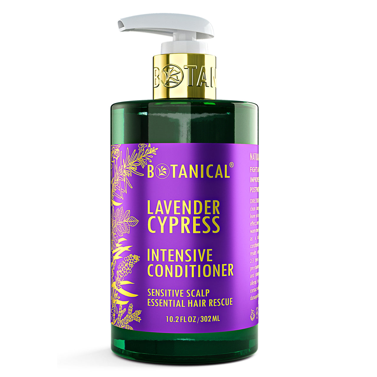 Lavender & Cypress Conditioner for Thinning Hair - Sensitive Scalp - 10.2 Fl Oz
