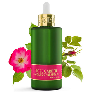 Hair & Body Beauty Oil - Rose Garden Flower Fragrance - Essential Infusion