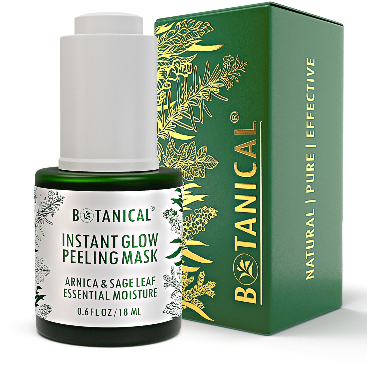 Peeling Mask - Arnica & Sage Leaf - Instant Glow Face Brightening