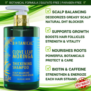 Botanical Clove Leaf Moringa thickening shampoo 