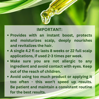 hair growth treatment directions head spa detox by Botanical Green Lab