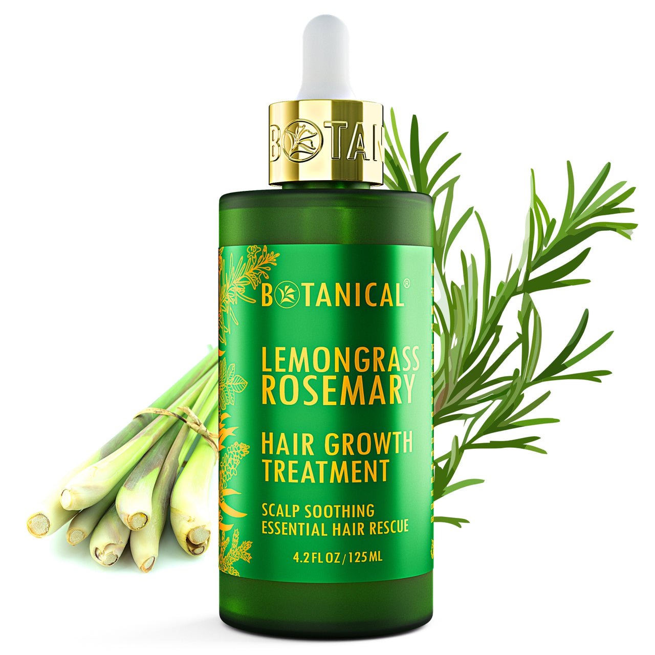 ESSENTIAL RESCUE™ - SCALP SOOTHING HAIR GROWTH OIL / LEMONGRASS & ROSEMARY