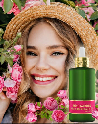 Botanical Green Lab Rose Oil for Body and Hair