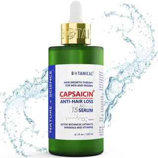 Advanced Capsaicin+ Hair Growth Serumfor hair loss and hair thinning prevention Pre‑Shampoo Scalp Strengthener by Botanical Green Lab
