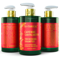 Thumbnail for Shampoo For Thinning Hair - Cayenne & Saw Palmetto - Scalp Detoxifying