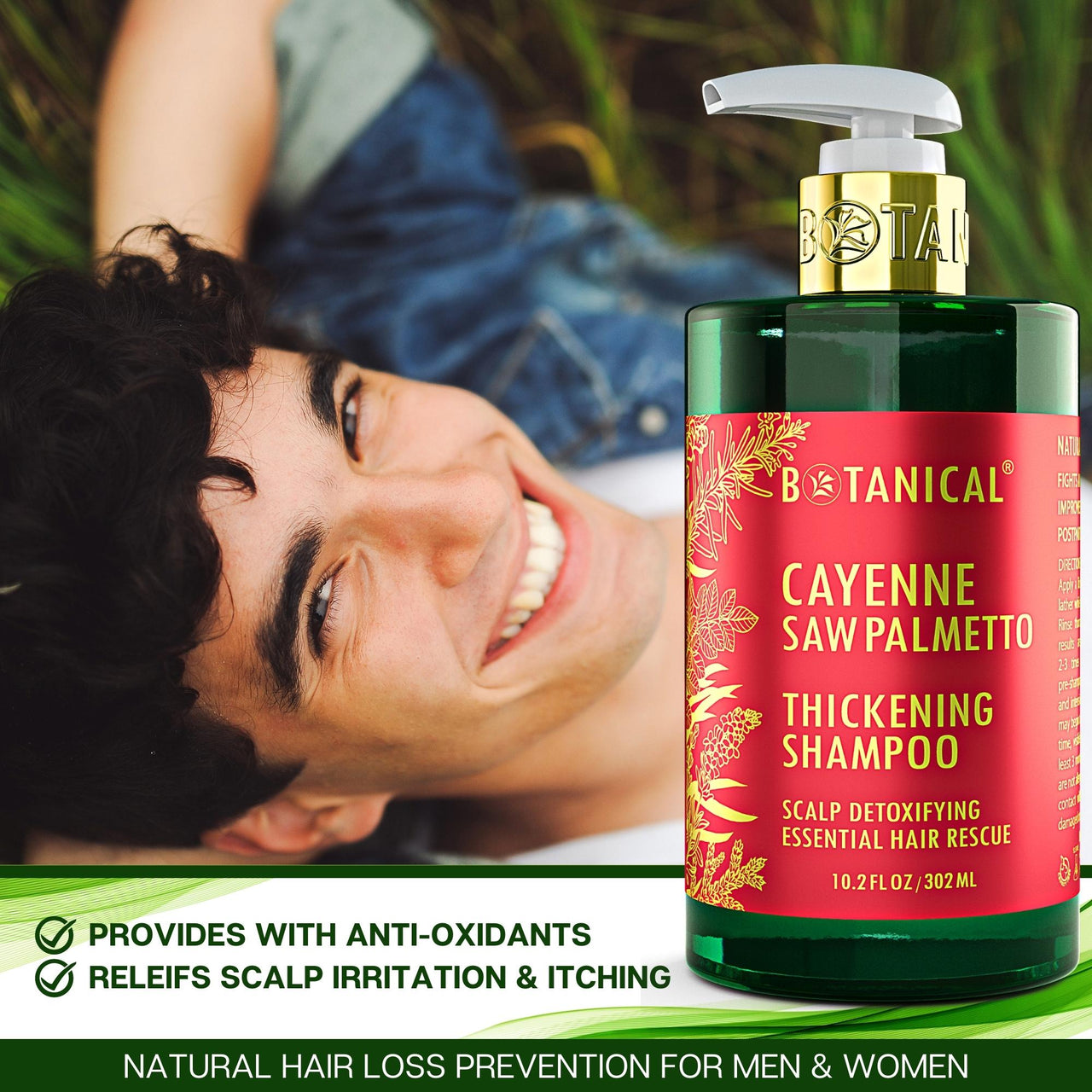 Cayenne shampoo for hair thinning prevention