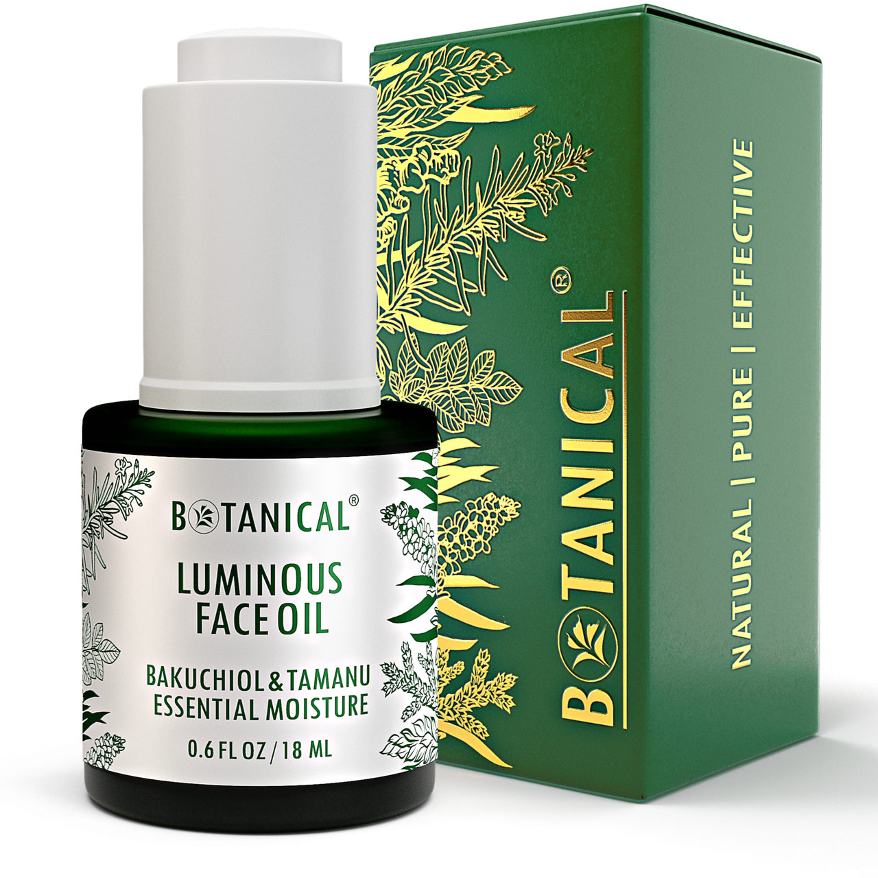 Face Oil Luminous Serum - Bakuchiol & Tamanu - Gua-Sha Set