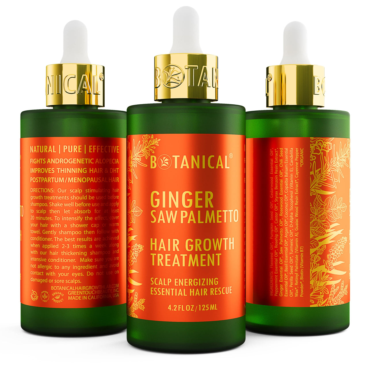 Hair Growth Head Spa Pre-Shampoo Treatment - Ginger & Saw Palmetto - Scalp Energizing