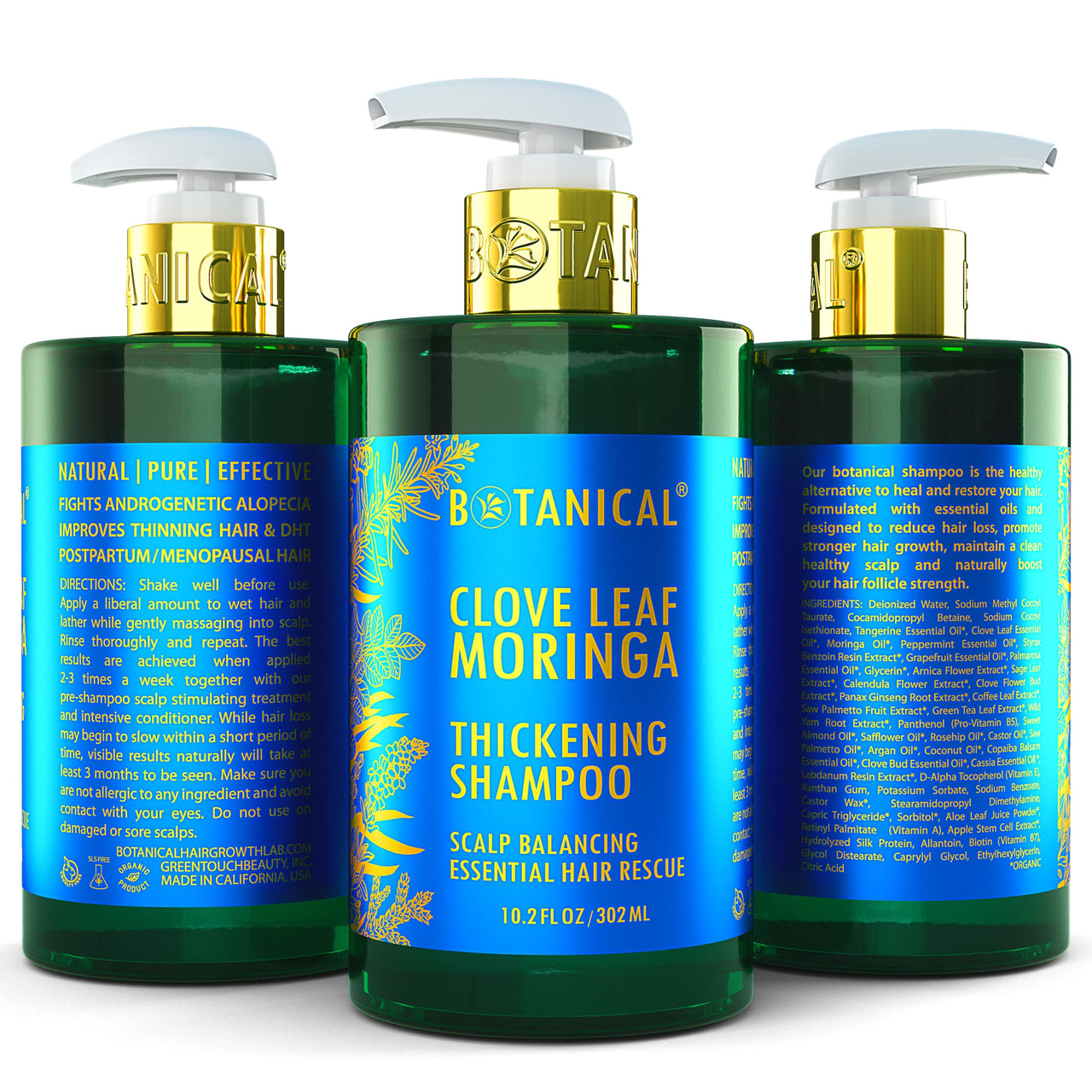 Shampoo For Thinning Hair - Clove Leaf & Moringa - Scalp Balancing