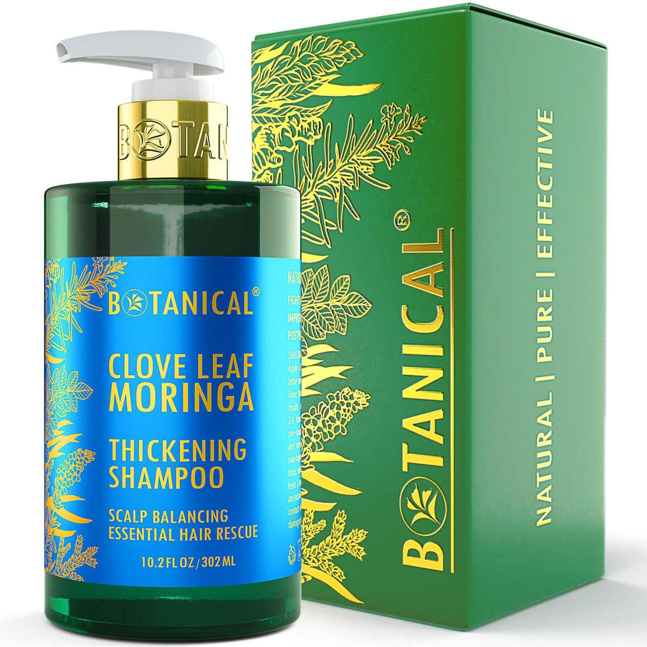 Shampoo For Thinning Hair - Clove Leaf & Moringa - Scalp Balancing