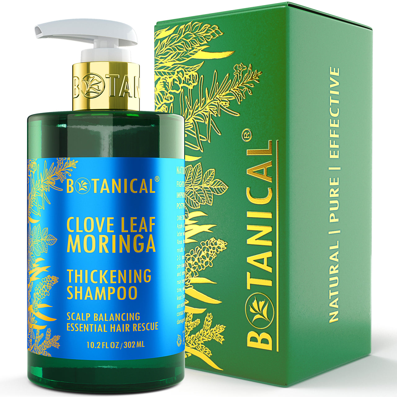 Shampoo For Thinning Hair - Clove Leaf Moringa Shampoo - Scalp Balancing