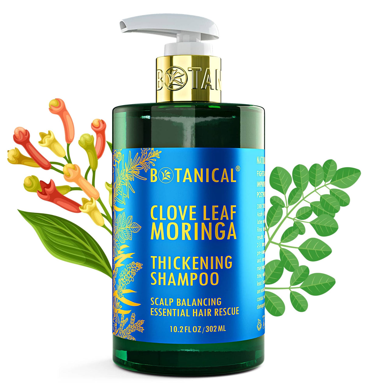 Shampoo For Thinning Hair - Clove Leaf & Moringa - Scalp Balancing