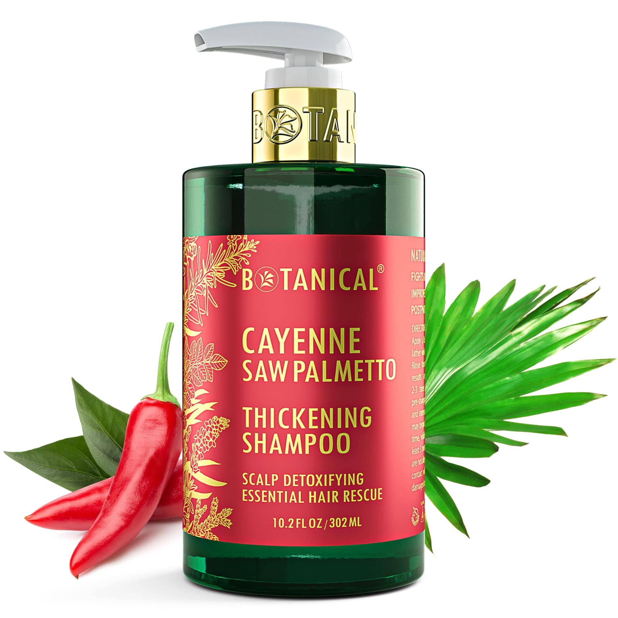 Green Pattern Shampoo Natural Hair Growth Shampoo | BotanicalHairLab – by Green Touch Beauty ...